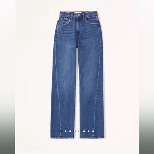 Abercrombie Curve Love High Rise 90s Relaxed Jean Size 32
